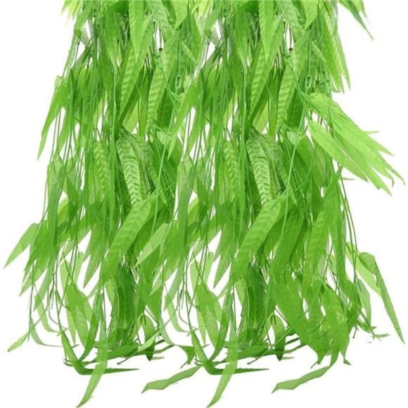 50 PCS 376 Feet Artificial Flower Greenery Wicker Rattan Vine Fake Foliage Leaf - Picture 2 of 6